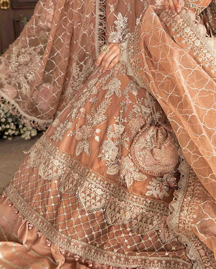 Maria B | Mbroidered Net Embellished Lehenga