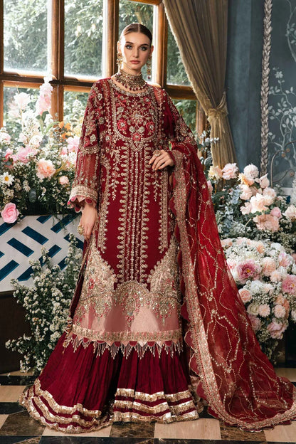 Maria B | Mbroidered Embellished Organza Sharara