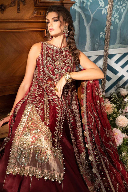 Maria B | Mbroidered Embellished Organza Sharara
