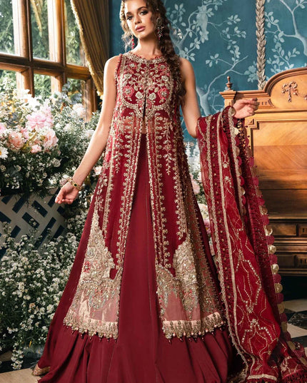Maria B | Mbroidered Embellished Organza Sharara
