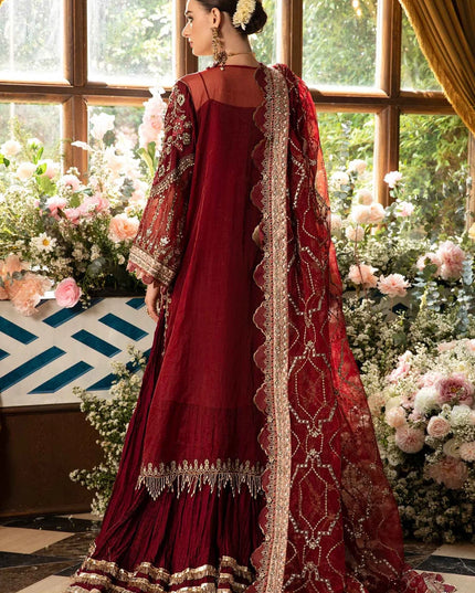 Maria B | Mbroidered Embellished Organza Sharara
