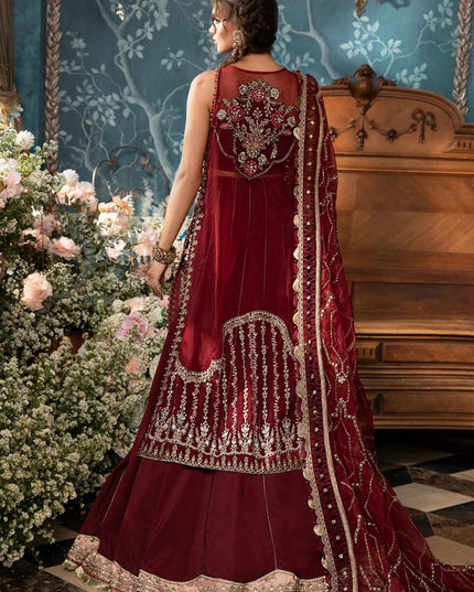 Maria B | Mbroidered Embellished Organza Sharara