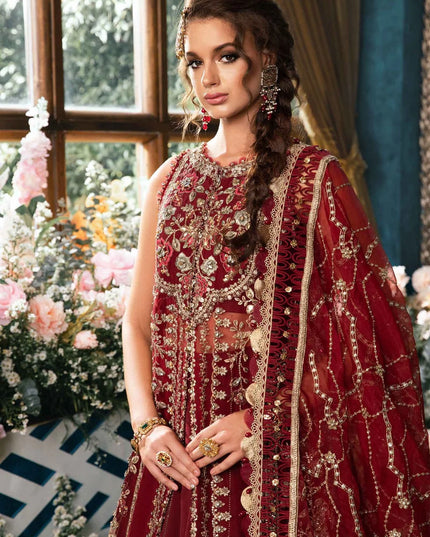 Maria B | Mbroidered Embellished Organza Sharara