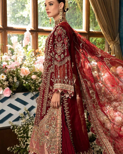 Maria B | Mbroidered Embellished Organza Sharara
