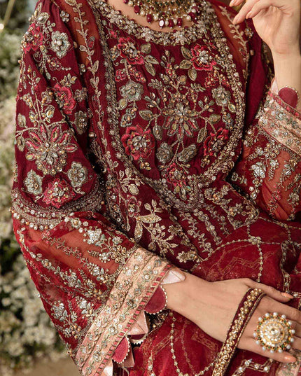 Maria B | Mbroidered Embellished Organza Sharara