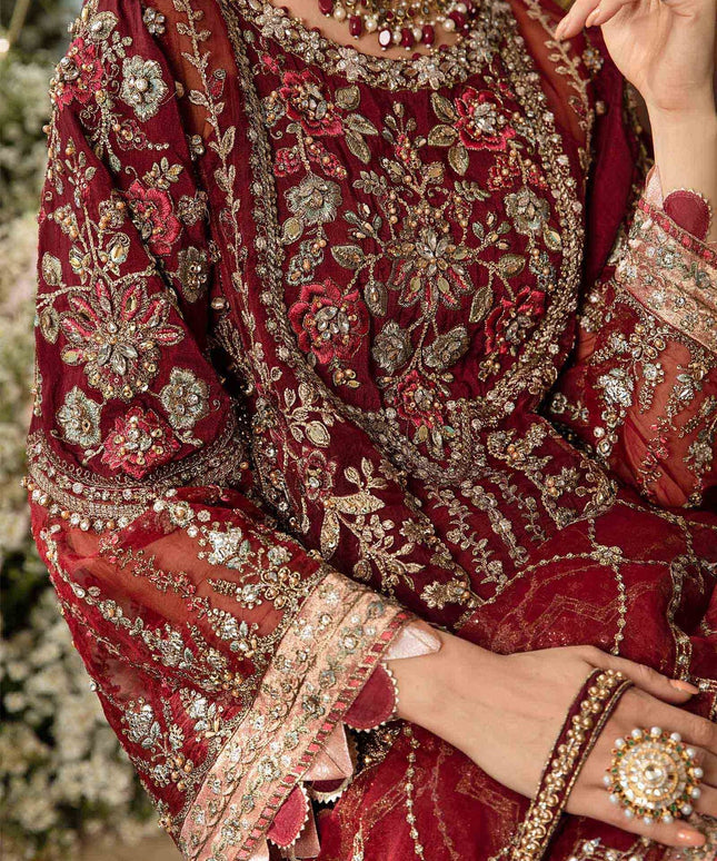 Maria B | Mbroidered Embellished Organza Sharara