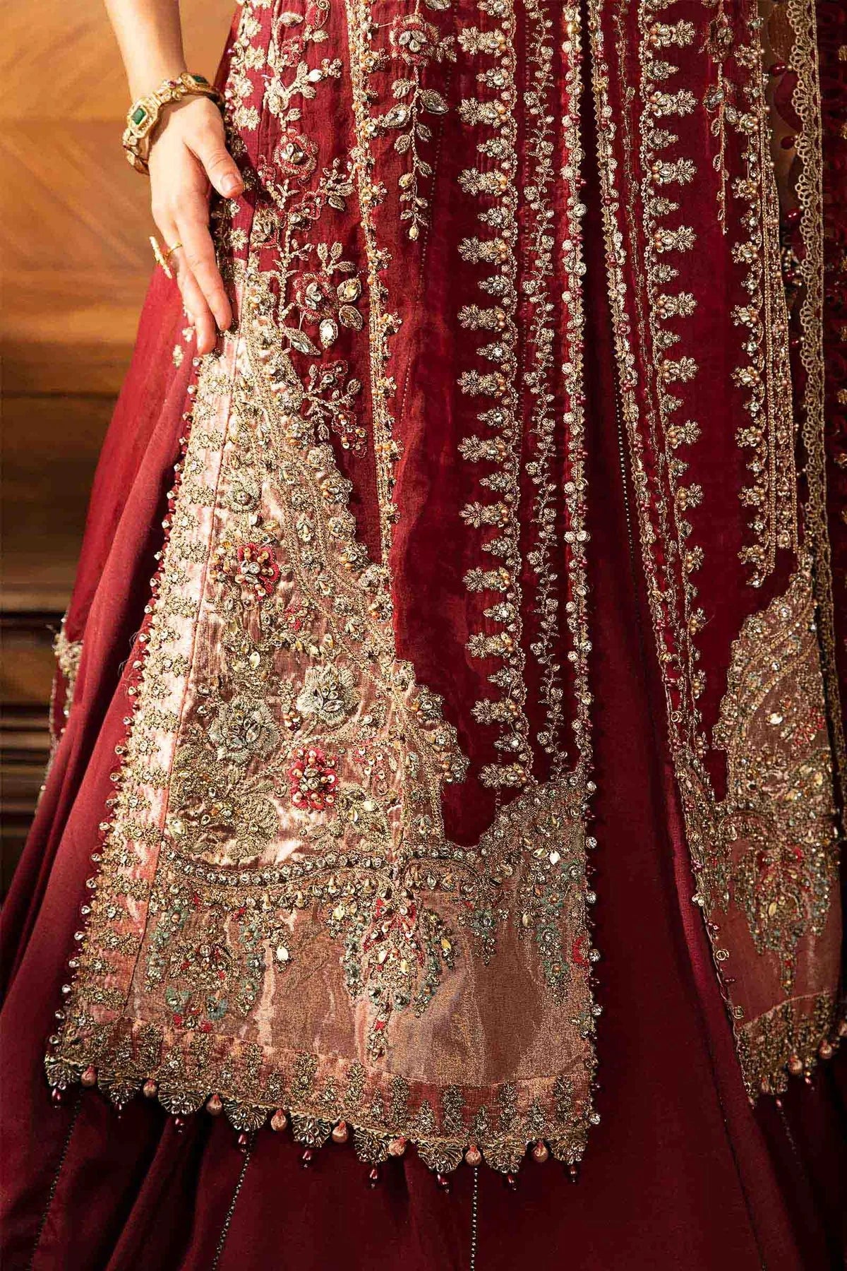 Maria B | Mbroidered Embellished Organza Sharara