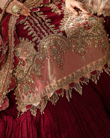 Maria B | Mbroidered Embellished Organza Sharara