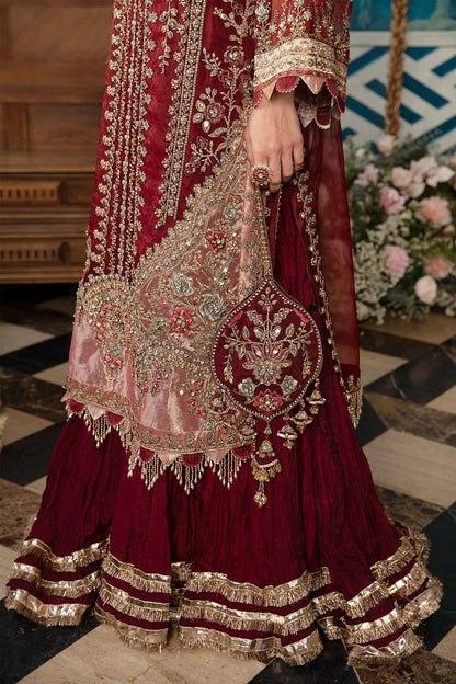 Maria B | Mbroidered Embellished Organza Sharara