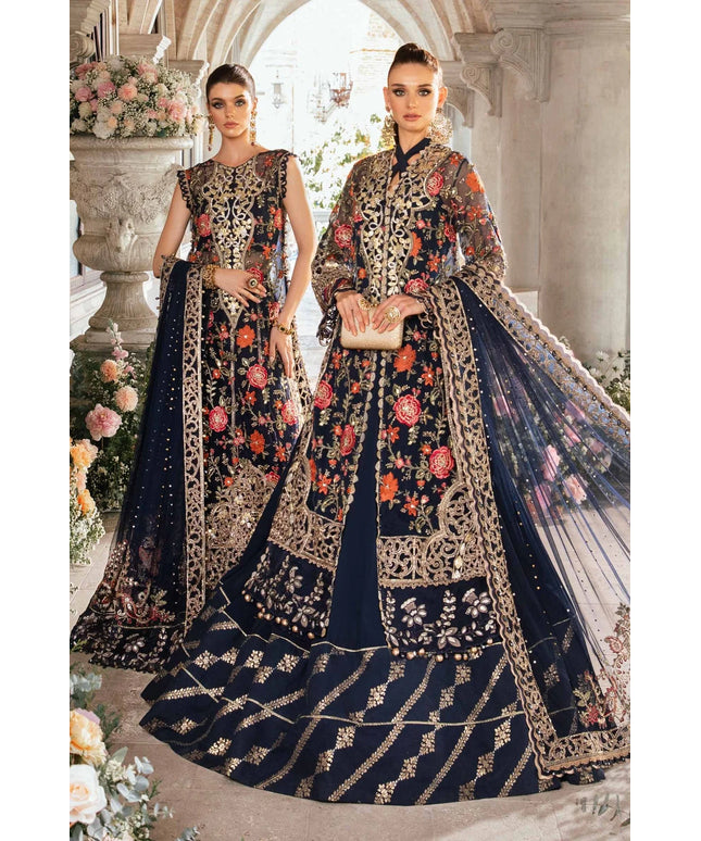 Maria B | Mbroidered Organza Lehenga