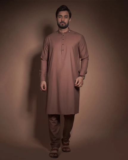 Medium Copper Textured Premium Kurta