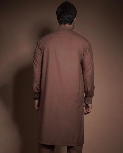Medium Copper Textured Premium Kurta