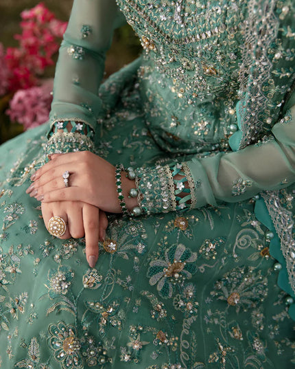 Meltem | Embellished Organza Lehenga Dress