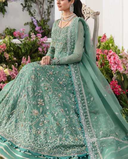 Meltem | Embellished Organza Lehenga Dress
