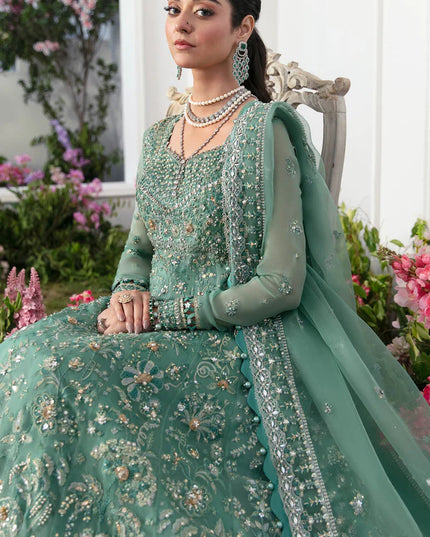 Meltem | Embellished Organza Lehenga Dress