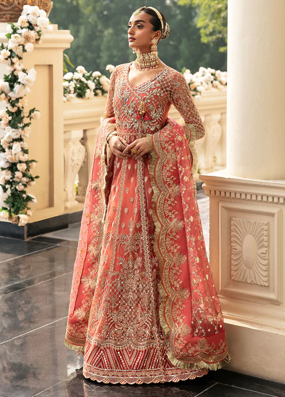 Nehir | Embroidered and Embellished Angrakha