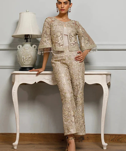 Chanchal | Organza Embroidered Co Ord Set