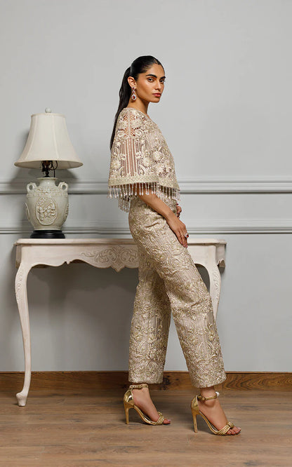 Chanchal | Organza Embroidered Co Ord Set