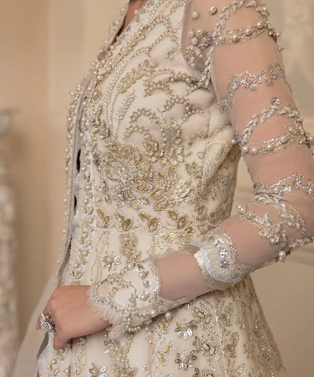 Leyla | Wedding Wear Organza Embellished Gown