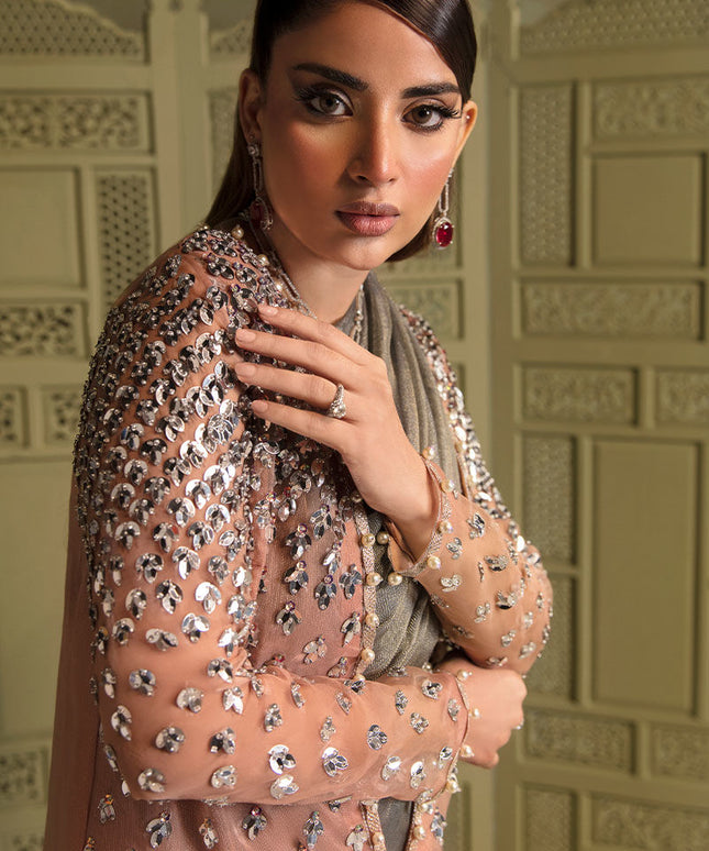 Rosie | Embellished Jacket Saree