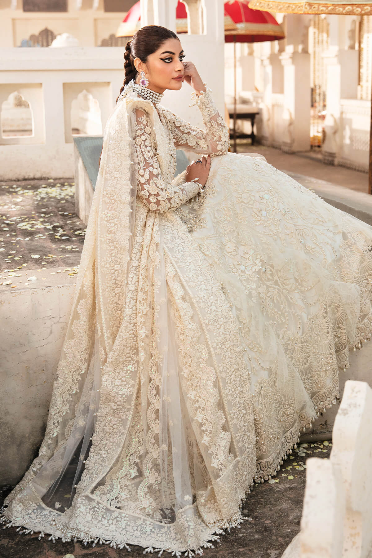 Charmeuse | Wedding Wear Hand Embellished Maxi Dress