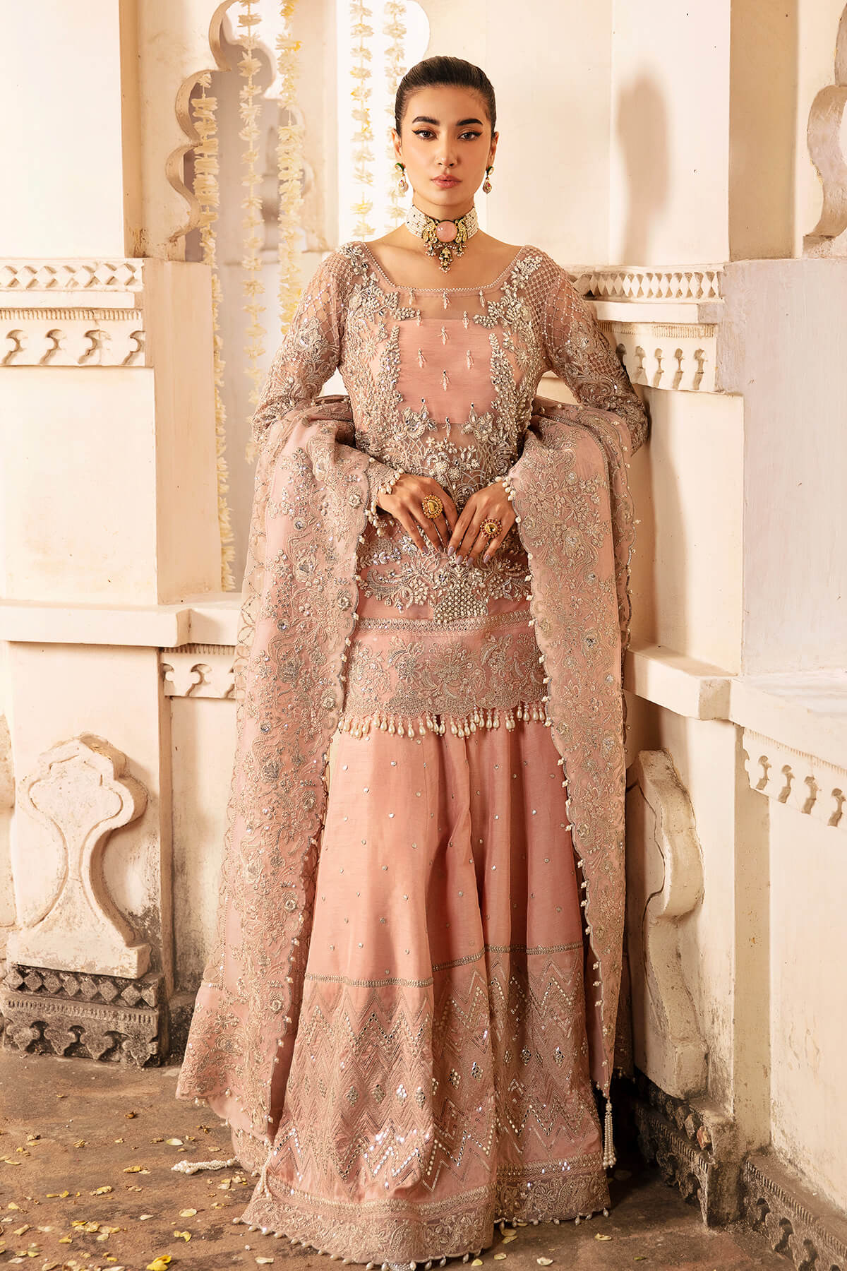 Blume | Wedding Wear Hand Embellished Sharara