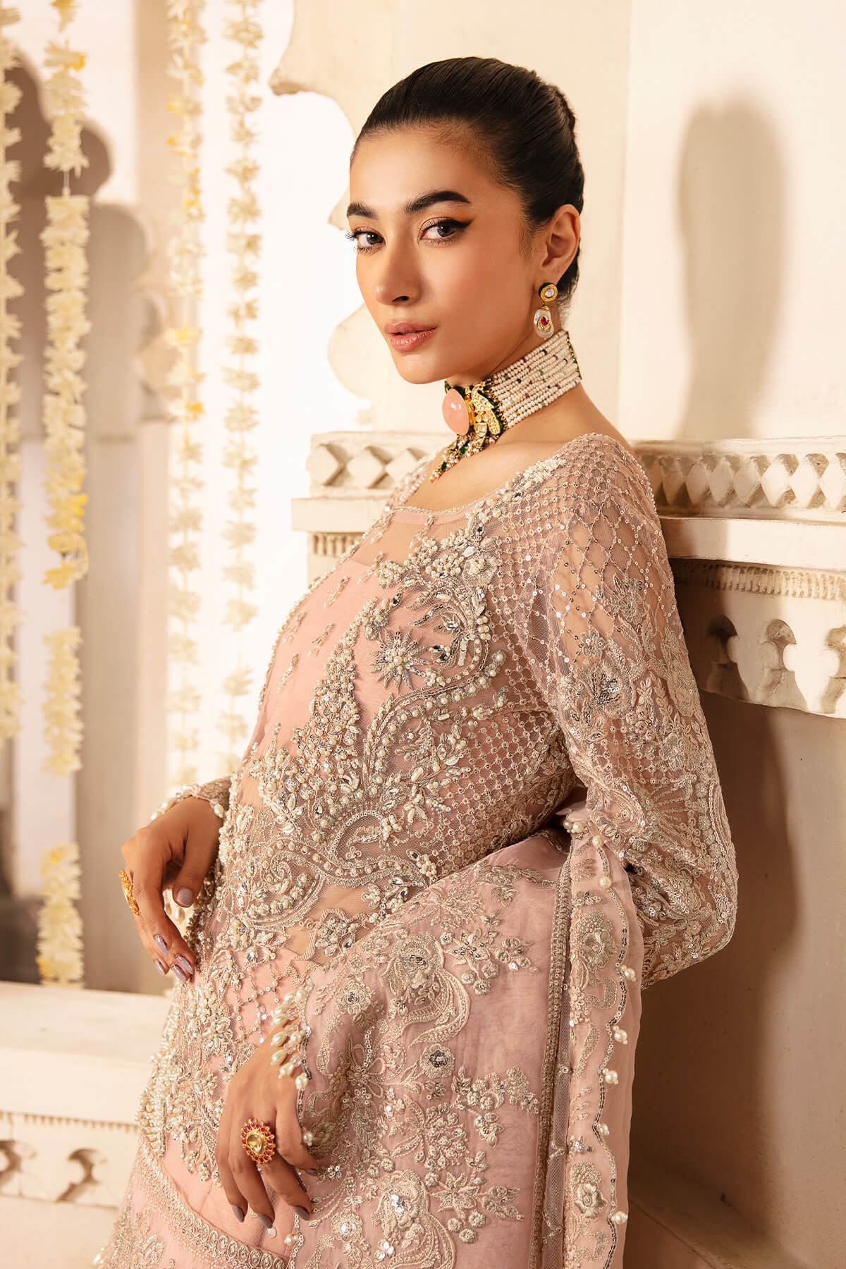 Blume | Wedding Wear Hand Embellished Sharara