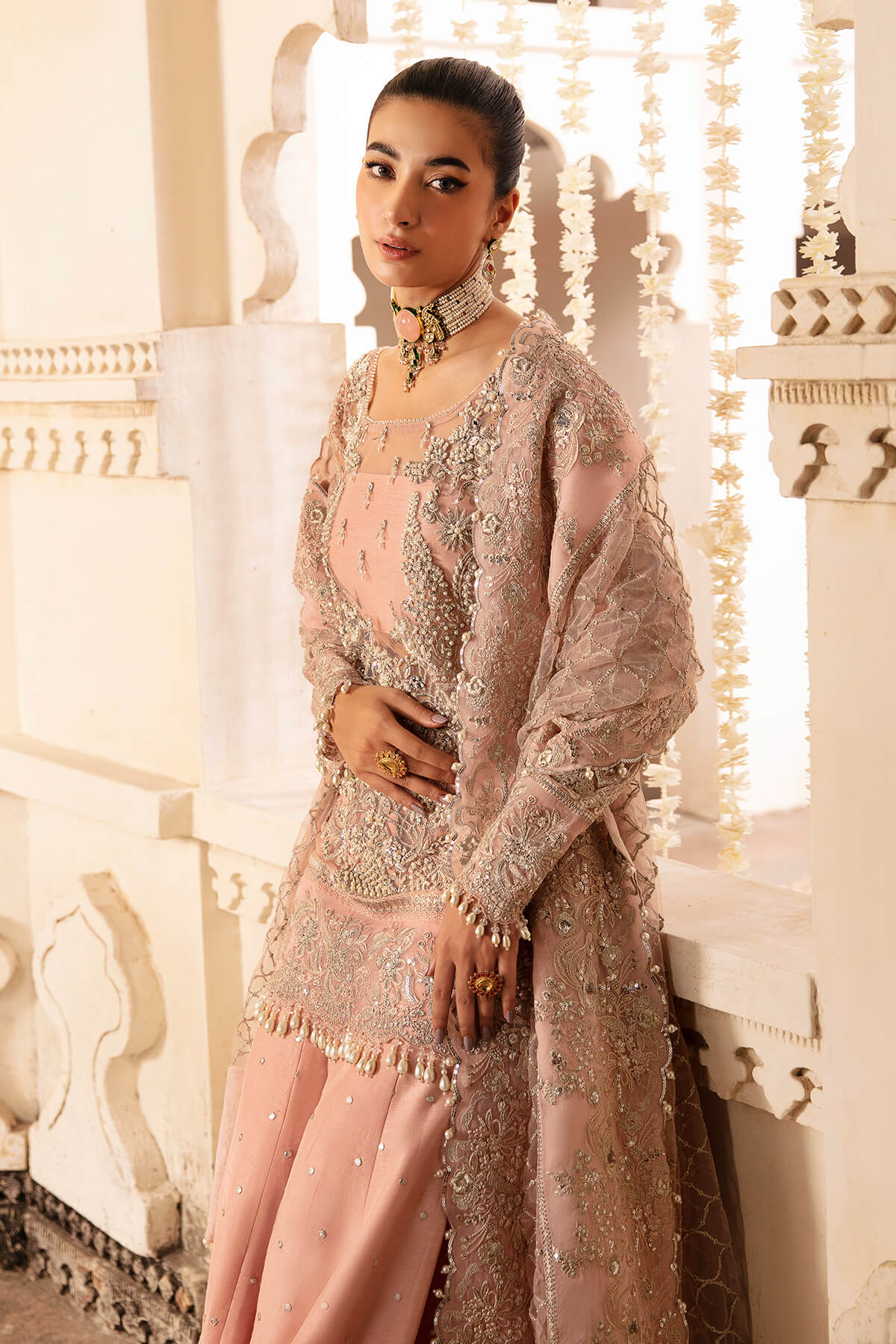 Blume | Wedding Wear Hand Embellished Sharara