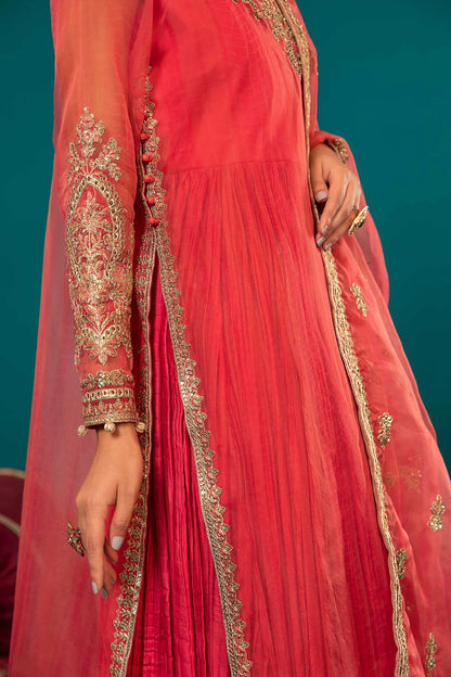 Maria B | Luxury Formals Embroidered Organza Sharara