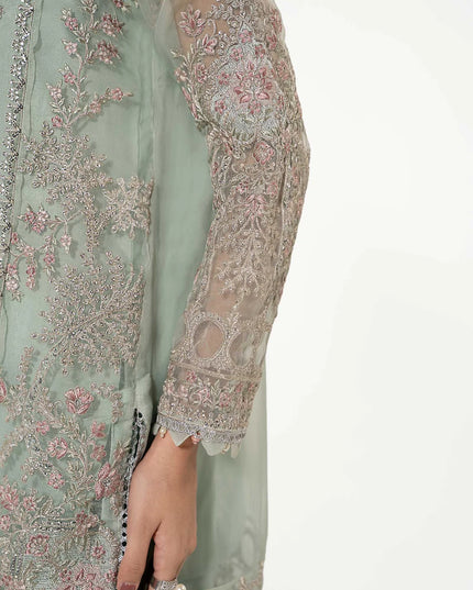 Maria B | Luxury Formals Embroidered Organza Gharara