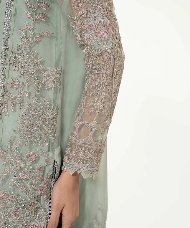 Maria B | Luxury Formals Embroidered Organza Gharara