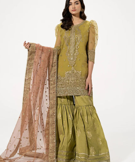 Maria B | Luxury Embroidered Lawn Gharara