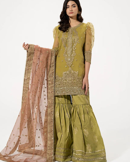 Maria B | Luxury Embroidered Lawn Gharara