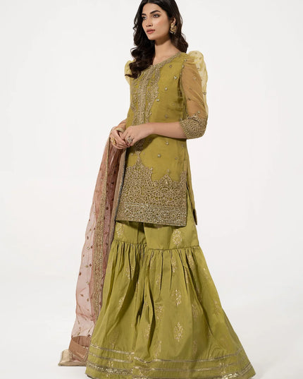 Maria B | Luxury Embroidered Lawn Gharara