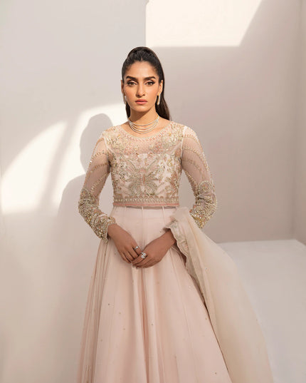 Saga | Hand Embellished Pishwas Lehenga