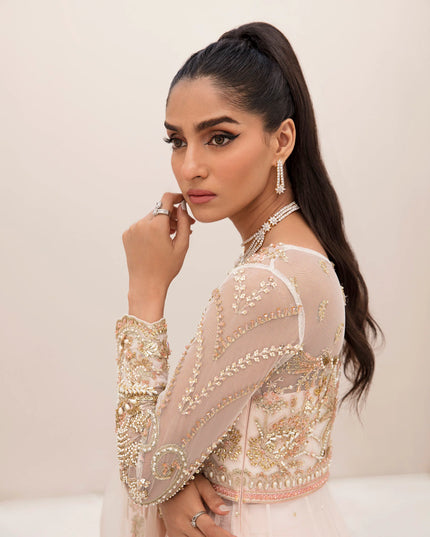 Saga | Hand Embellished Pishwas Lehenga