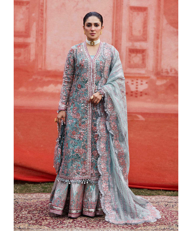 Hussain Rehar | Embellished Jacket Sharara