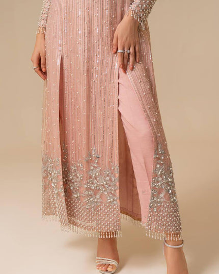 Scarlett Pink | Embellished Organza Co Ord Set