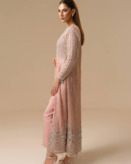 Scarlett Pink | Embellished Organza Co Ord Set
