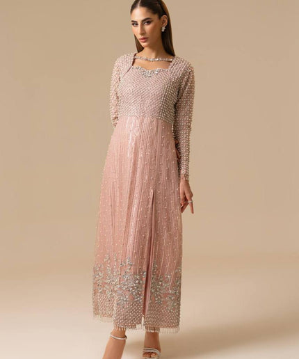 Scarlett Pink | Embellished Organza Co Ord Set
