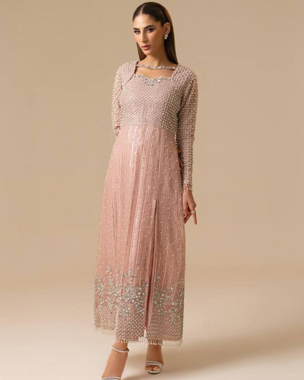 Scarlett Pink | Embellished Organza Co Ord Set