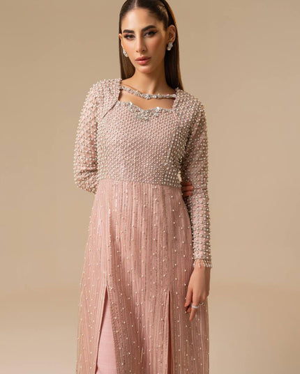 Scarlett Pink | Embellished Organza Co Ord Set