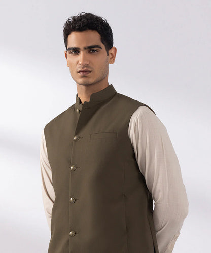 Rust Tropical Waistcoat
