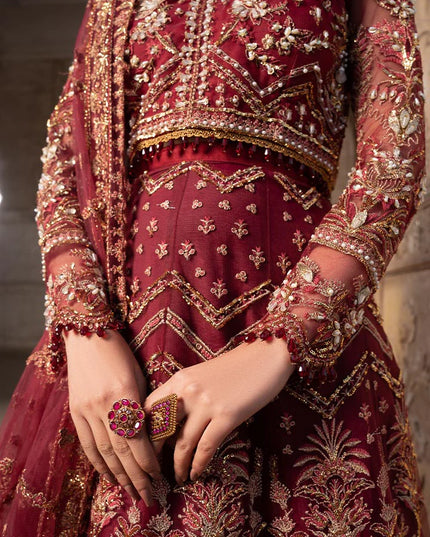 Nuraani  |  Wedding Wear Embroidered Lehenga