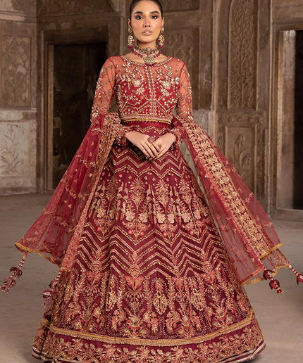 Nuraani  |  Wedding Wear Embroidered Lehenga