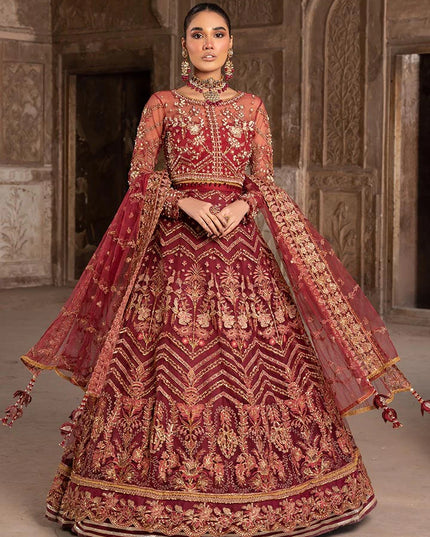 Nuraani  |  Wedding Wear Embroidered Lehenga