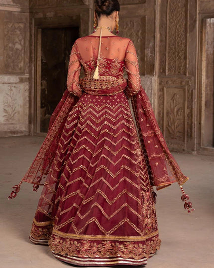 Nuraani  |  Wedding Wear Embroidered Lehenga