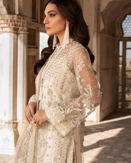 Zunia | Festive Wear Embroidered Sharara