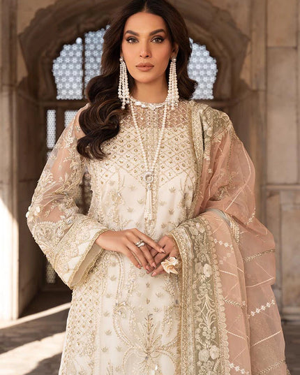 Zunia | Festive Wear Embroidered Sharara