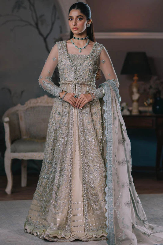 ÉLAN | Organza Embellished & Embroidered Wedding Lehenga